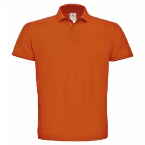 Image of B&C ID.001 Mens Short Sleeve Polo Shirt (S) (Orange)