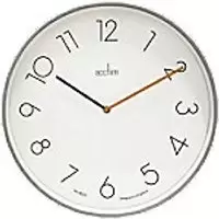 Image of Acctim Analog Clock Grey 40 x 40 x 5.6 x 40 cm