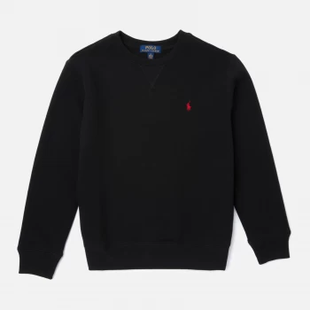Image of Polo Ralph Lauren Boys' Crew Neck Sweatshirt - Black - 12 Years