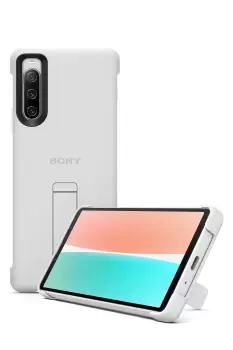 Image of Style Cover with Stand for Xperia 10 IV - Grey