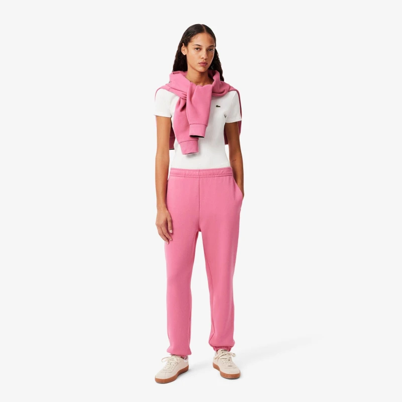 Image of Lacoste Pique Jogging Pants Reseda Pink female 6 (34)