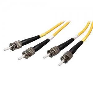 Image of Tripp Lite Duplex Singlemode 8.3/125 Fiber Patch Cable (ST/ST) 1M