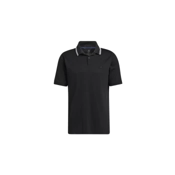 Image of adidas 2021 Go-To Pique Polo - Black/White - M Size: Medium