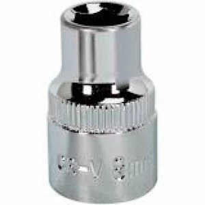 Image of Genuine SEALEY SP3808 WallDrive® Socket 8mm 3/8Sq Drive Fully Polished