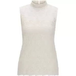 Image of Boss Embroidered Tank Top - White