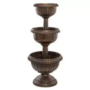Image of Garden Grow 3 Tier Chelsea Planter - Bronze