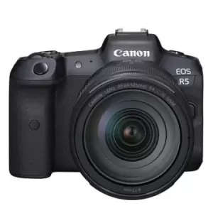 Image of Canon EOS R5 Mirrorless Camera with RF 24-105mm F4 lens