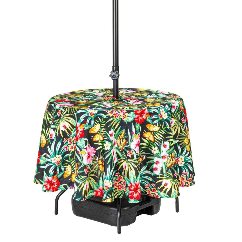 Image of Luxury Living Flutterby Tablecloth 180cm Diameter Round Multi