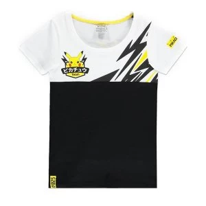 Image of Pokemon - Olympics Team Pika Womens Medium T-Shirt - Multi-Colour