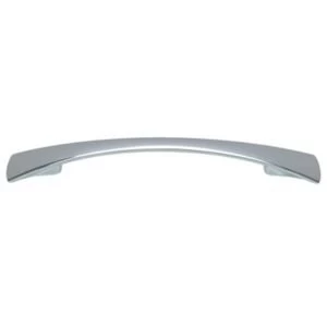 Image of Cooke Lewis Polished Chrome effect Curved Curved Cabinet handle Pack of 2