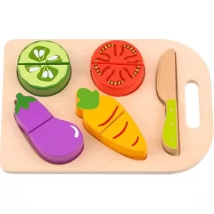 Image of Wooden Play Cutting Vegetables (6 Piece)