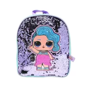 Image of LOL Surprise! Childrens/Kids Splash Baby Sequin Backpack (One Size) (Blue/Purple)