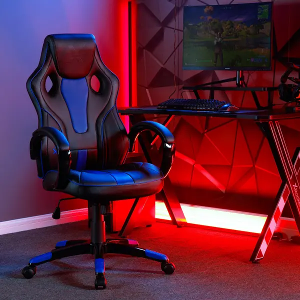 Image of X Rocker Maverick Office Gaming Chair Black