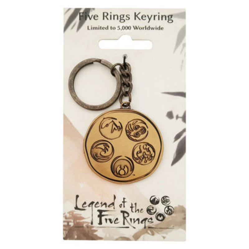 Image of Legend of the Five Rings Limited Edition Key Ring Metallics unisex
