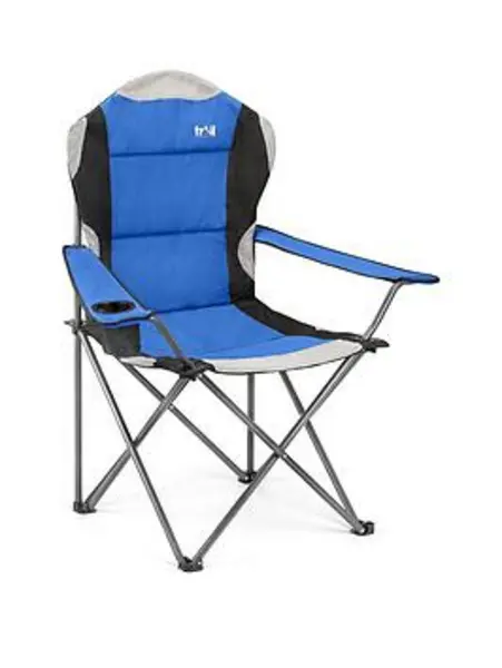 Image of Trail Kestrel Padded High Back Camping Chair One Colour W2BAX Unisex