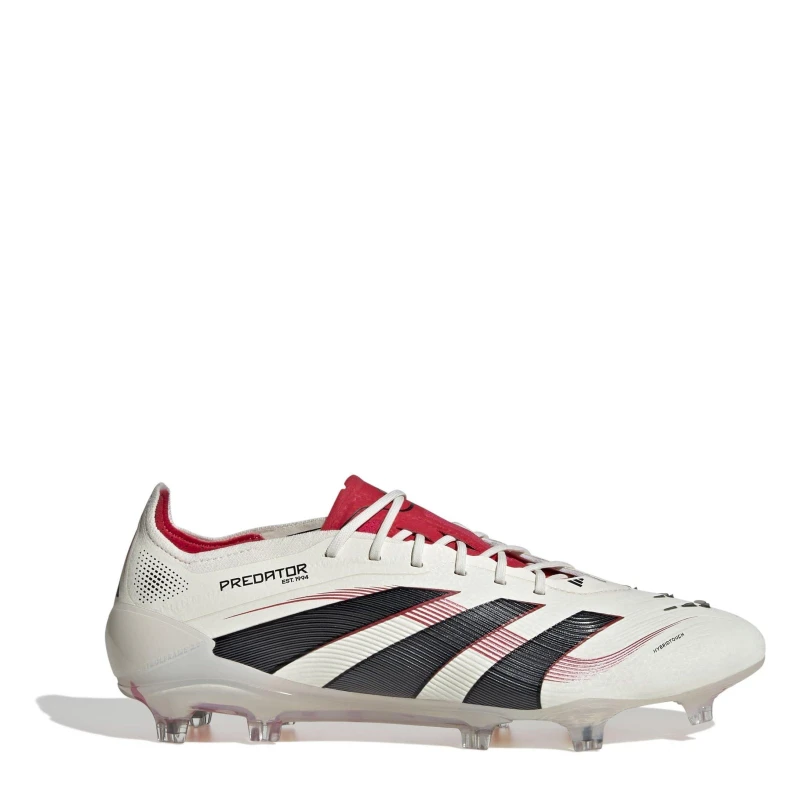 Image of adidas Predator Elite Firm Ground Football Boots White/Black/Red male 6 (39.3)