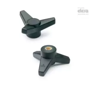 Image of ELESA Three-arm knob-VB.639/100 B-M12
