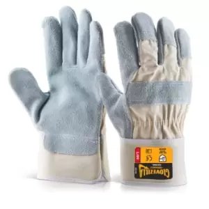 Image of Cut Resistant Rigger Glove White Medium