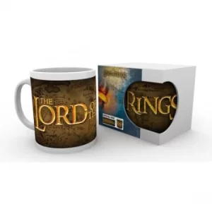 Image of Lord of the Rings Logo Mug