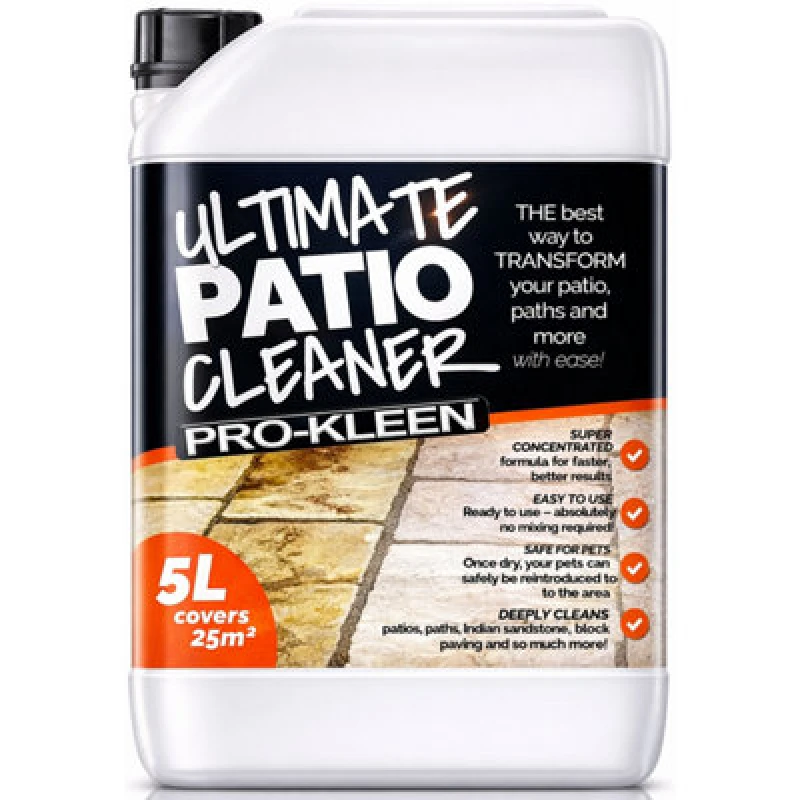 Image of ProKleen Ultimate Patio Cleaner & Black Spot Remover 5L Clear unisex