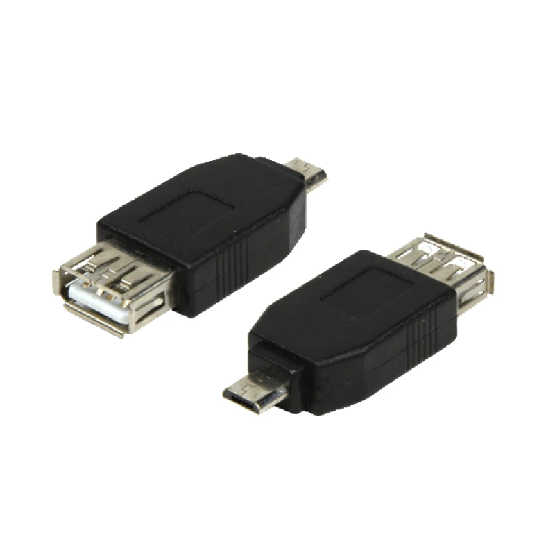 Image of LogiLink AU0029 cable gender changer USB 2.0 Micro-B USB 2.0-A Black