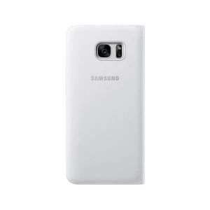 Image of Samsung EF-CG935PWEGWW Galaxy S7 edge S View Cover in White