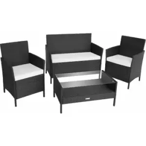 Image of Rattan garden furniture Set Madeira - garden tables and chairs, garden furniture set, outdoor table and chairs
