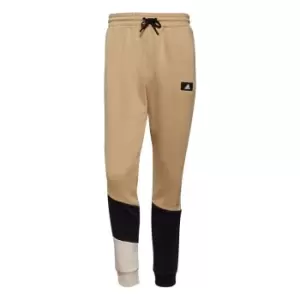 Image of adidas Colour Block Jogging Pants Mens - Beige