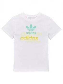 Image of Adidas Originals Graphic Tee - White