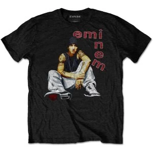 Image of Eminem - Letters Mens Medium T-Shirt - Black