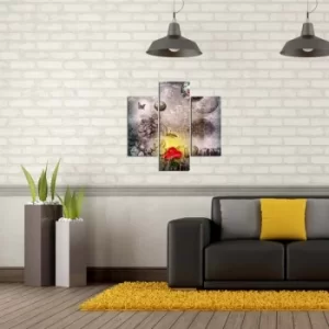 Image of 3MDF-009 Multicolor Decorative MDF Painting (3 Pieces)