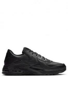Image of Nike Air Max Excee Leather, Black, Size 8, Men