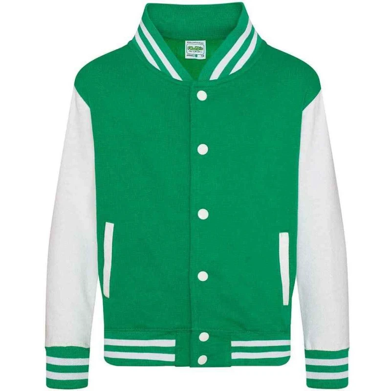Image of Awdis JH043B boys's Children's jacket in Green