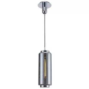 Image of Suspension design Jarras Chrome polished 1 bulb 71cm