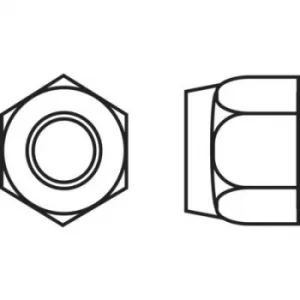 Image of TOOLCRAFT 812822 Locknuts M4 DIN 985 Steel zinc plated 100 pc(s)