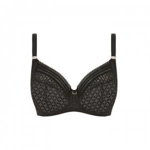 Image of Freya Viva Lace Underwired Side Support Bra - Lace Noir
