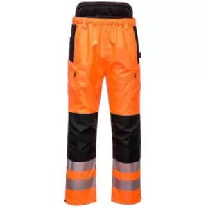 Image of Portwest PW342OBRL - sz L PW3 Hi-Vis Extreme Trouser - Orange/Black - Orange/Black