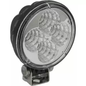 Image of Waterproof Work Light & Mounting Bracket -12W SMD LED - 80mm Round Flash Torch