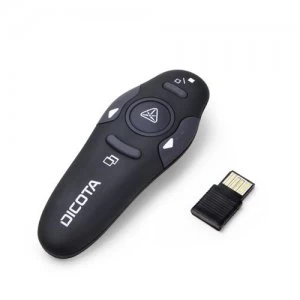Image of Dicota Pin Point RF Black Wireless presenter