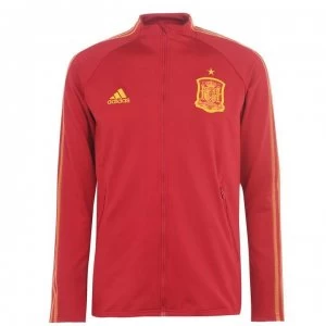 Image of adidas Spain Anthem Jacket 2020 Mens - Red