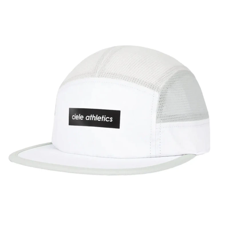 Image of 5 Panel Cap Ciele Go Field Iconic Bar Blanc Unisex M/L