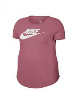 Image of Nike Essential Futura T-Shirt (Curve) - Pink
