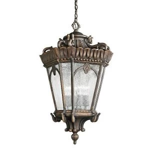 Image of 1 Light Medium Outdoor Ceiling Chain Lantern Londonderry, E27