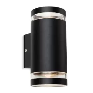 Image of Pedro 2 Light Wall Black IP44