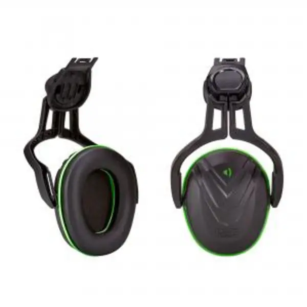 Image of MSA V-Gard Helmet Mounted Ear Defender Low Green BESWMSA10190356