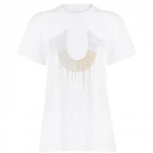Image of True Religion Drippy t Shirt - White 1700