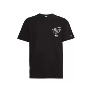 Image of Tommy Jeans Modern Easentials Signature T Shirt - Black