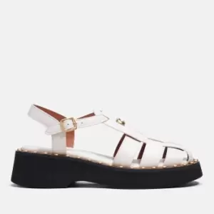 Image of Coach Womens Vivienne Leather Sandals - UK 4