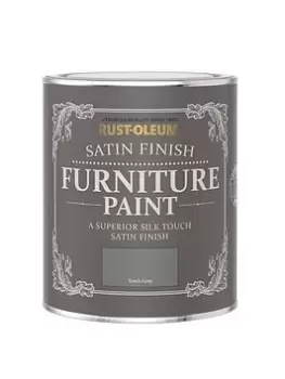 Image of Rust-Oleum Satin Finish Washable Furniture Paint In Torch Grey - 750 Ml Tin