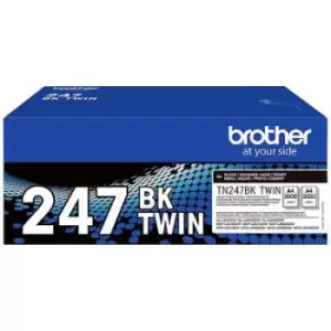 Image of Brother Toner cartridge TN-247BKTWIN TN247BKTWIN Original 3000 Sides
